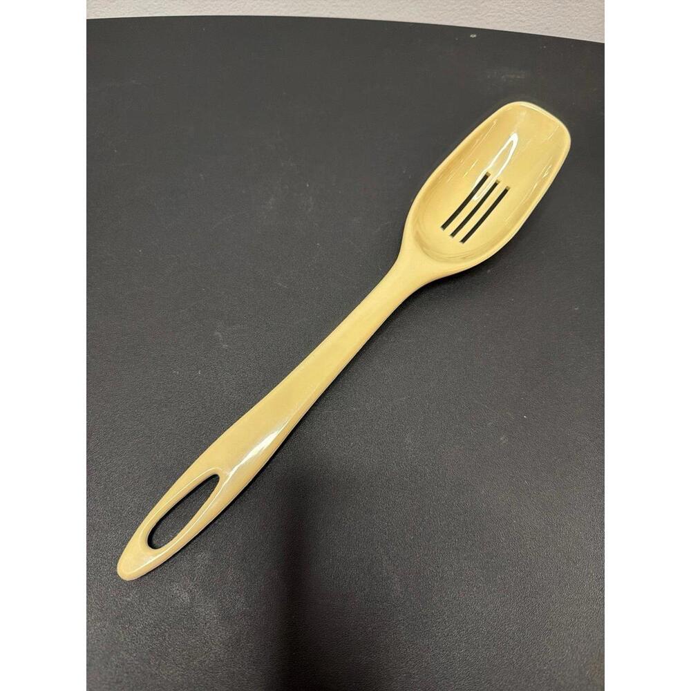 Vintage Slotted Plastic Nylon‎ Serving Spoon